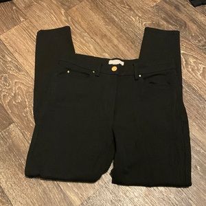 H&M skinny black work pants- size 6-EUC